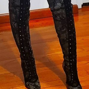 Thigh high boots